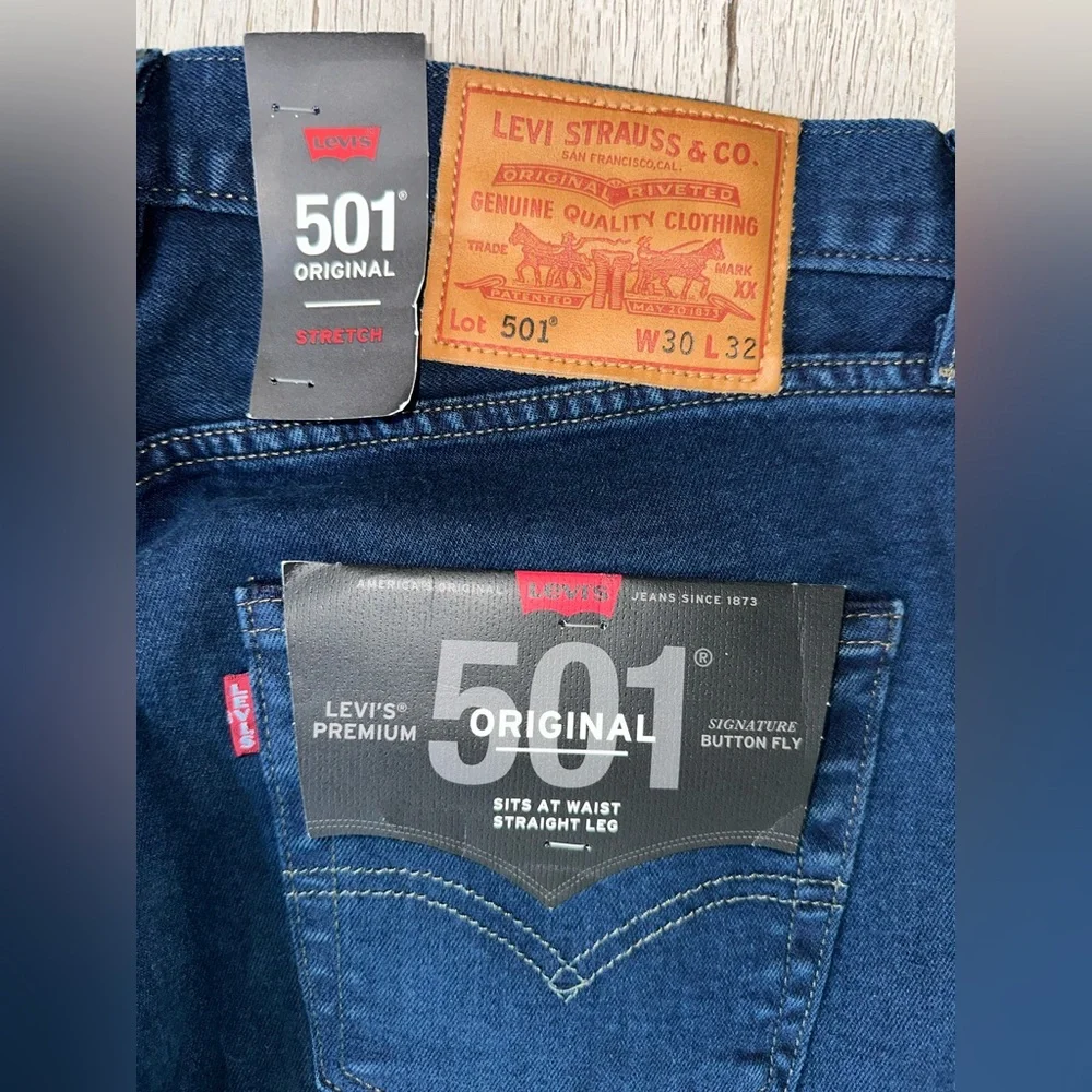 Levi's Men's Dark Blue Slim Straight Jeans
